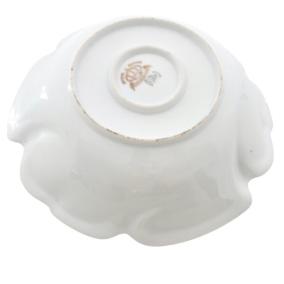 ANTIQUE PSL IMPERIAL AUSTRIA~HAND PAINTED SERVING BOWL~GOLD EDGE~C.Dupuy~10.5 IN - Picture 5 of 5